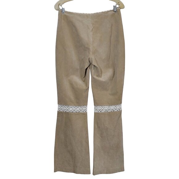 Vintage Wilson's Suede Crochet Boho Jacket & Mid-Rise Pants Matching Set - XL/10 - Picture 11 of 16